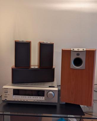 Amplificatore Onkyo + home cinema 5.1 JBL SCS 178 