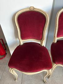 Sedie vintage stile luigi XVI