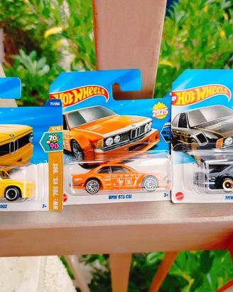 Hot Wheels 1/64 lotto 3x Bmw