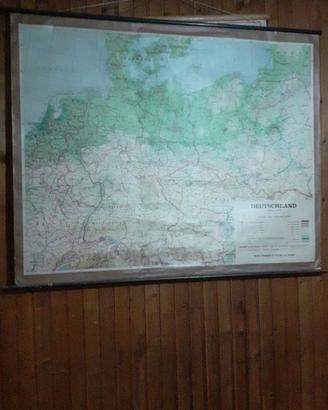 carta geografica scolastica murale germania
