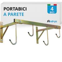 portabici da parete 4 posti