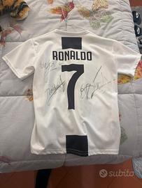 Maglietta juve firmata da Ronaldo,Dybala,bernandes