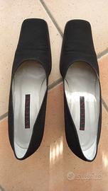 Decolletè crepe nero brand Vicini n.40