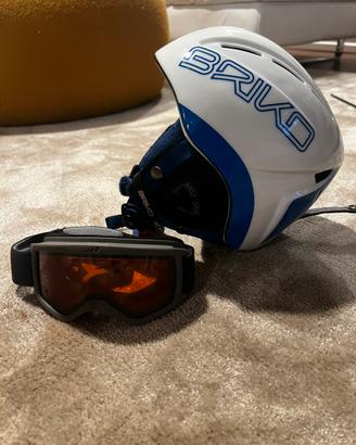 Casco da sci bambino/a con mascherina