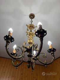 Lampadario d’epoca vintage anni 70