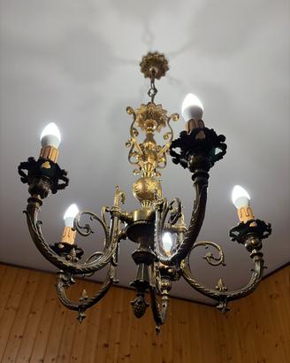 Lampadario d’epoca vintage anni 70