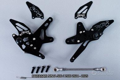 Pedane arretrate KAWASAKI NINJA 500 Z500 2024 2025