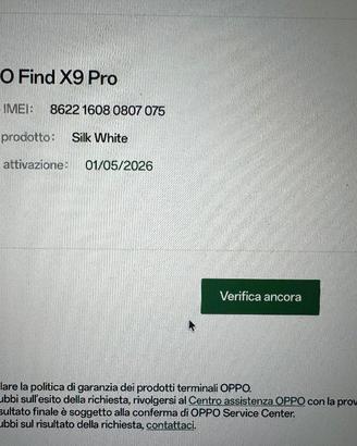 OPPO FIND X9 PRO 512GB WHITE