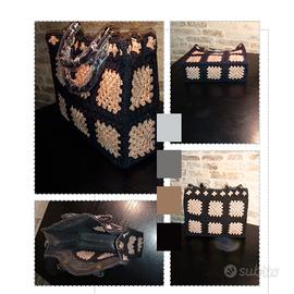 Borsa all'uncinetto 