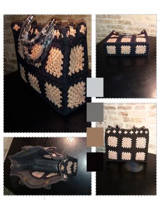 Borsa all'uncinetto 