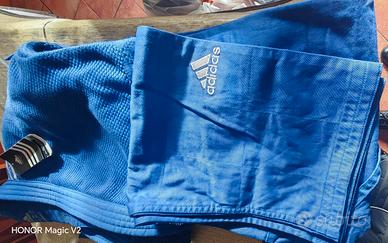 judogi blu adidas