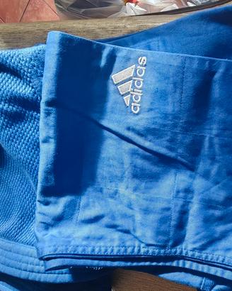 judogi blu adidas