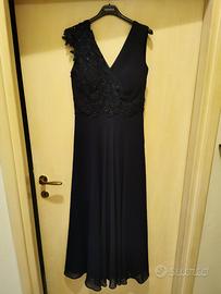 Abito da sera lungo Stravaganze pizzo e stras