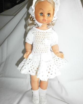 BAMBOLA degli anni '70 -36 cm.- Completa e Integra