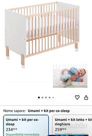 Lettino co-sleeping perfetto per piccoli spazi