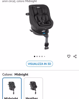  Seggiolone auto praticamente Nuovo 