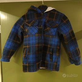 Giacca a quadri con cappuccio. M 122