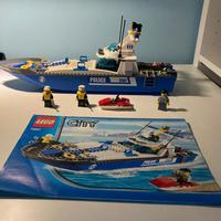 Lego city barca della polizia