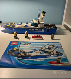 Lego city barca della polizia