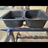 Lavandino cucina nero