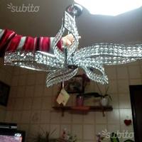 Sospensione con cristalli quadrati