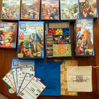 Carcassonne + 7 espansioni + organizer