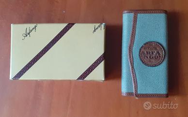 PORTACHIAVI  DI TELA E CUOIO ARFANGO