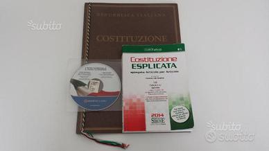 Costituzione italiana esplicata + copia + cd