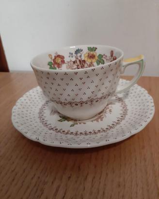 Royal Doulton tazza da tea con piattino vintage