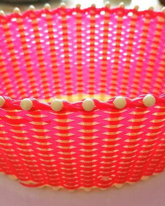 Paniere Scoubidou anni 70 Made in France 