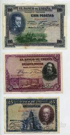 BANCONOTE SPAGNA MADRID CALDERON BARCA ESCORIAL