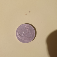 5 lire delfino del 1954
