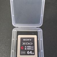 Scheda di Memoria XQD SONY SERIE G (64GB)