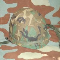 WW2 M-1 Helmet Riutilizzo Post South Korea