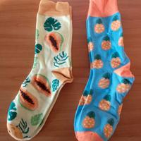 Calzini colorati a fantasia frutta 