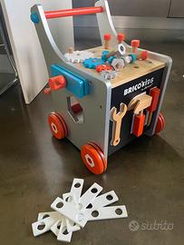 Banchetto da lavoro in legno - Brico kids by janod