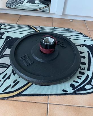 pesi decathlon e blocca pesi