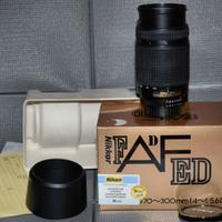 Nikon zoom 70-300mm f 4-5,6 ED