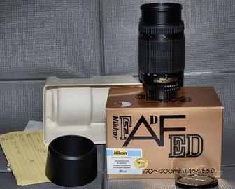 Nikon zoom 70-300mm f 4-5,6 ED