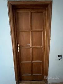 Porta in Rovere da interno classica a 8 riquadri