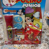 Topolino Jiunior con torcia e Qui gold