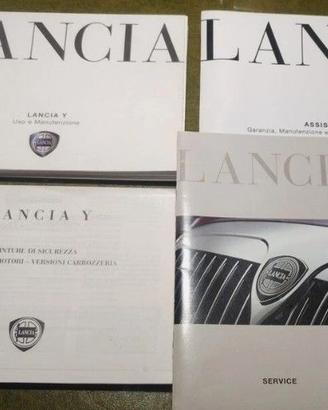 Manuale Uso e Manutenzione LANCIA Y 2003