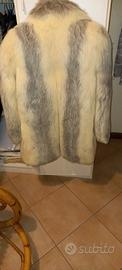 pelliccia volpe argentata. 