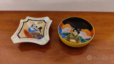 Lotti Antiche Porcellane Giapponesi d'Epoca 