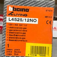 Bticino elettrovalvola gas L4525/12NO