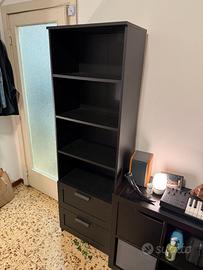 Libreria IKEA BRIMNES nera