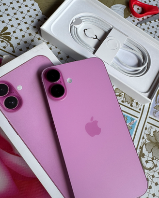 I phone 16 plus rosa 256 gb