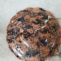 lampadario in ceramica vintage