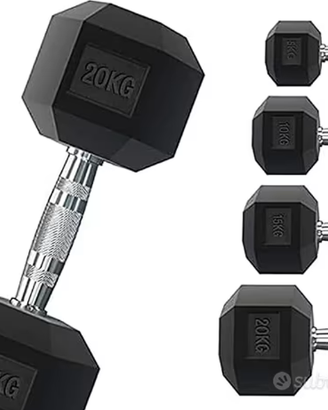 MANUBRI ESAGONALI PER PALESTRA E HOME GYM