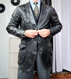 Vintage Leather Jacket  Giacca in Pelle  Uomo